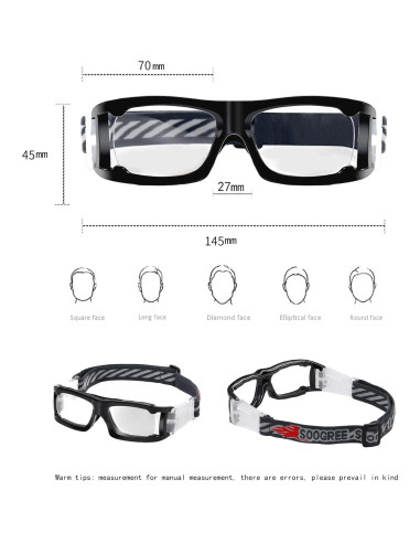 Gafas deportivas SooGree 8012 antiempañante para baloncesto