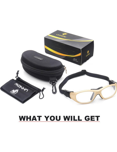 Gafas Deportivas UKNOW Antivaho UV para Baloncesto y Más