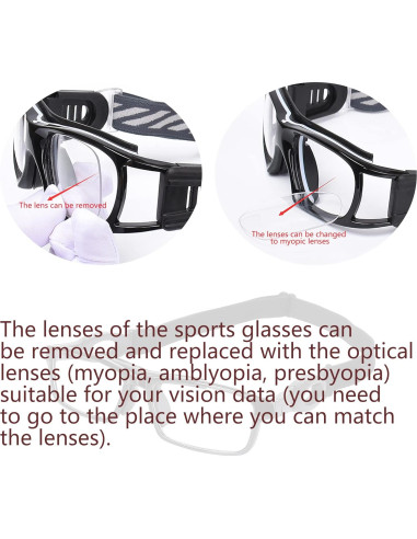 Gafas de seguridad SooGree con lentes reemplazables