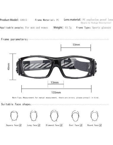 Gafas Deportivas SooGree con Protección y Correa Ajustable