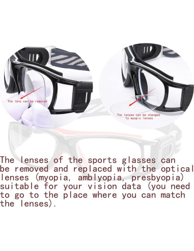 Gafas Deportivas Antivaho Unisex para Baloncesto y Fútbol