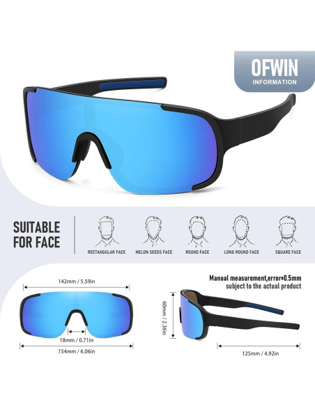 Gafas de Sol Polarizadas UV400 para Deportes Unisex Gafas de Sol Polarizadas UV400 para Deportes Unisex