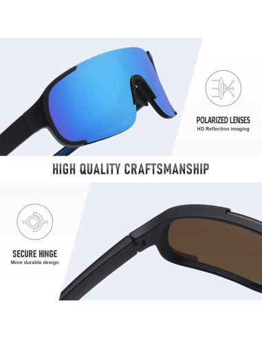 Gafas de Sol Polarizadas UV400 para Deportes Unisex