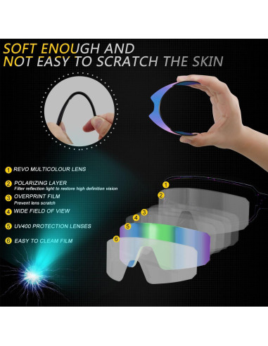 Gafas de Ciclismo Polarizadas SPOSUNE UV400 Unisex