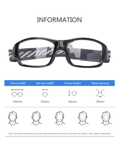 Gafas Deportivas SooGree para Baloncesto y Fútbol