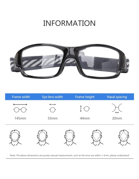 Gafas Deportivas SooGree para Baloncesto y Fútbol Gafas Deportivas SooGree para Baloncesto y Fútbol