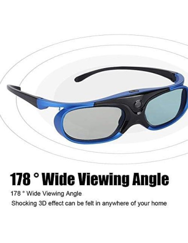 Gafas 3D Activas DLP-Link Diyeeni con Batería 80mAh 50h