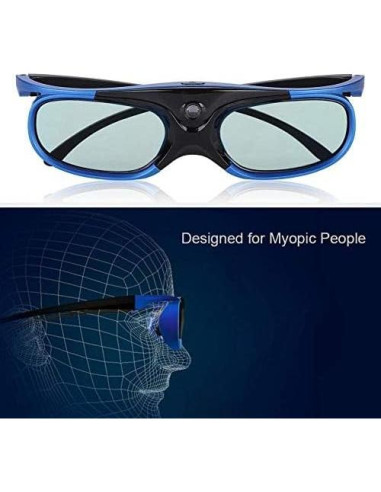 Gafas 3D Activas DLP-Link Diyeeni con Batería 80mAh 50h