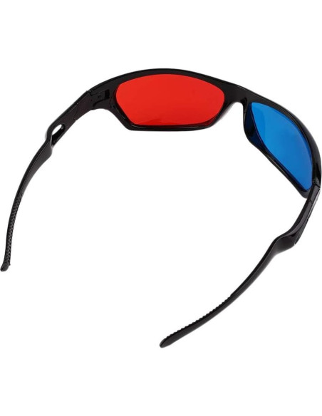 Gafas 3D Unisex Calsgkspray Marco Negro y Rojo Gafas 3D Unisex Calsgkspray Marco Negro y Rojo