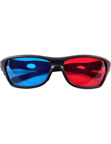 Paquete de 2 Gafas 3D VizGiz Rojo y Cian para Películas