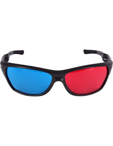 Paquete de 2 Gafas 3D VizGiz Rojo y Cian para Películas