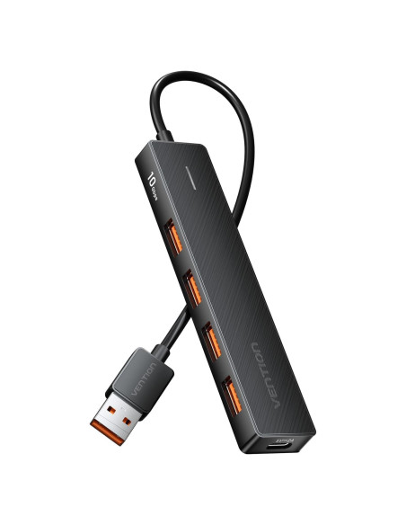 Hub USB 3.2 VENTION 4 Puertos 10Gbps Compacto Hub USB 3.2 VENTION 4 Puertos 10Gbps Compacto