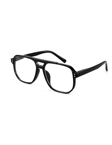 Gafas de Lectura FEISEDY Aviador Retro con Filtro Azul 2.0x