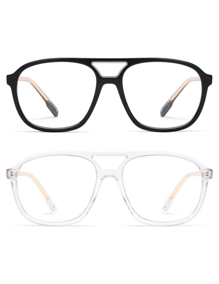 Gafas de Lectura AMOMOMA Retro con Luz Azul 2.5x Gafas de Lectura AMOMOMA Retro con Luz Azul 2.5x