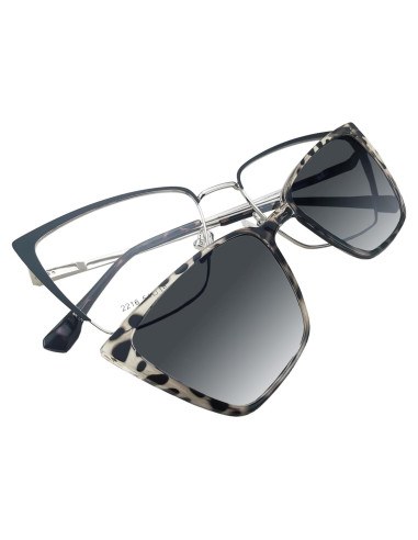 Gafas Cat Eye Magnet 2 en 1 Polarizadas para Mujeres