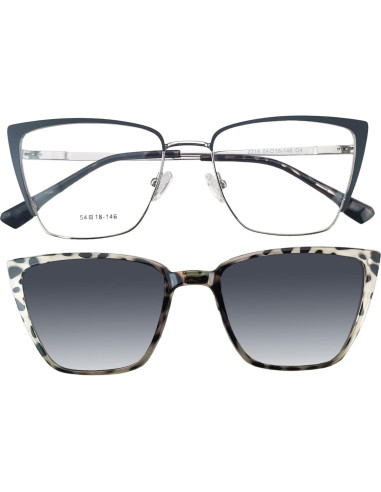 Gafas Cat Eye Magnet 2 en 1 Polarizadas para Mujeres
