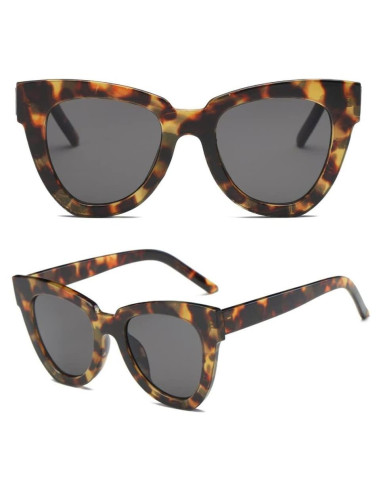 Gafas de sol ojo de gato Dulier UV400 carey y gris