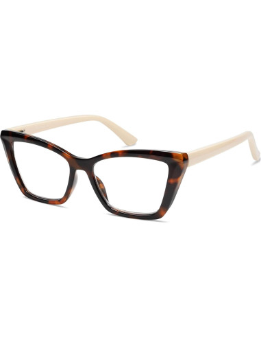 Gafas de Lectura AMOMOMA Cateye con Filtro Luz Azul 1.5x