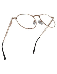 Gafas de lectura 2SeeLife doradas 1.25x estilo vintage