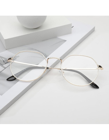 Gafas Redondas Pro Acme con Lentes Anti Luz Azul 53mm