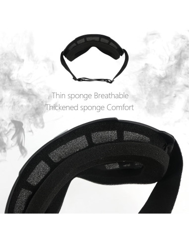 Gafas de Motocicleta GGBuy Calavera UV Desmontables