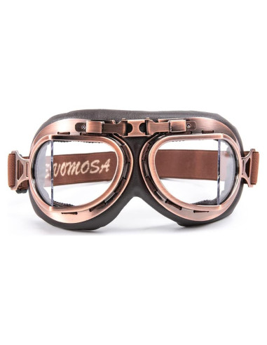 Gafas de Motocicleta Evomosa Vintage para Casco Abierto