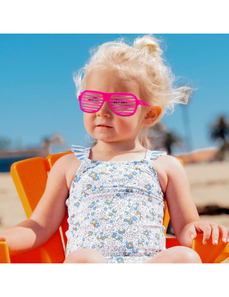 Paquete de 60 Gafas de Sombreado FANELEQU Neón para Fiesta Paquete de 60 Gafas de Sombreado FANELEQU Neón para Fiesta