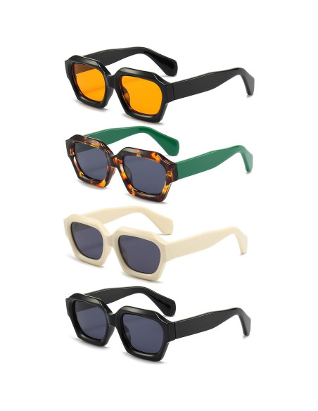 Gafas de Sol Retro Hexagonales LJCZKA UV400 Unisex Gafas de Sol Retro Hexagonales LJCZKA UV400 Unisex