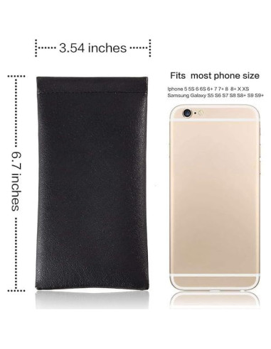 Funda de Cuero TRIUMPH VISION - 3 Fundas para Gafas