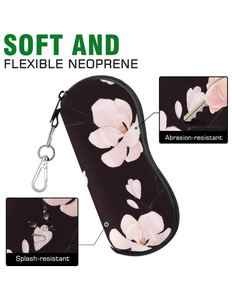 Funda para Gafas MoKo Neopreno 2 Paquetes con Cremallera Funda para Gafas MoKo Neopreno 2 Paquetes con Cremallera
