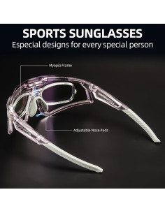 Gafas de sol fotocromáticas ROCKBROS UV400 unisex ciclismo 2