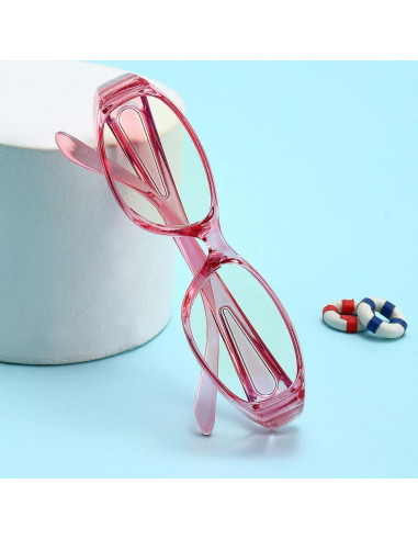 Gafas de Seguridad Dollger Rosa Anti Niebla UV400 Luz Azul