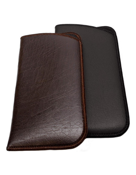 Funda para Gafas Calabria - Cuero PU y Fieltro - 2 Pzs Funda para Gafas Calabria - Cuero PU y Fieltro - 2 Pzs