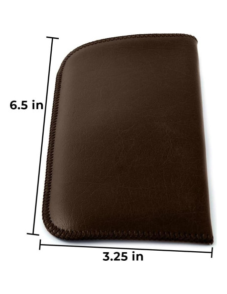 Funda para Gafas Calabria - Cuero PU y Fieltro - 2 Pzs Funda para Gafas Calabria - Cuero PU y Fieltro - 2 Pzs