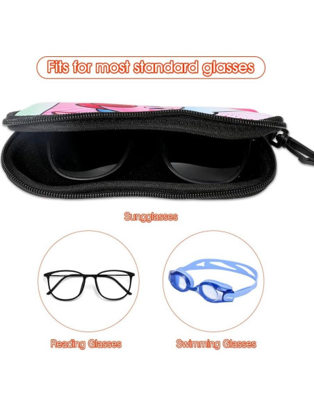 Estuche Kawaii para Gafas PERFECTSIGHT Rosa Neopreno Estuche Kawaii para Gafas PERFECTSIGHT Rosa Neopreno