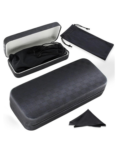 Estuche Duro para Gafas WG2024-02 con Paño de Limpieza