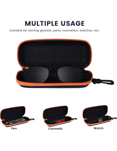 Estuche de Gafas Molshine 3 Piezas Mezclilla Portátil