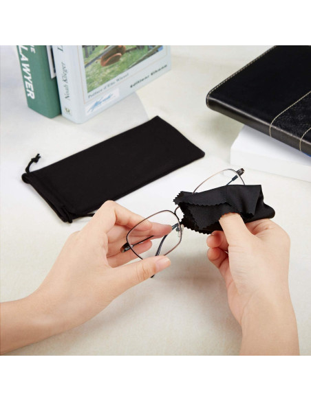 Estuches de Microfibra 25 Piezas para Gafas y Accesorios Estuches de Microfibra 25 Piezas para Gafas y Accesorios