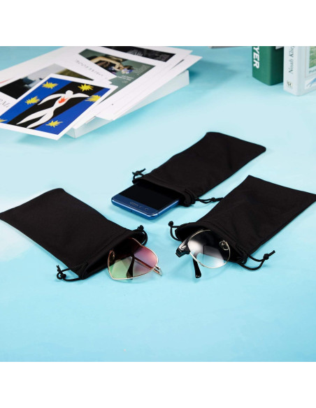 Estuches de Microfibra 25 Piezas para Gafas y Accesorios Estuches de Microfibra 25 Piezas para Gafas y Accesorios