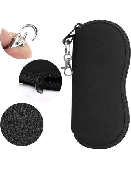 Paquete de 3 estuches de neopreno para gafas de sol Paquete de 3 estuches de neopreno para gafas de sol