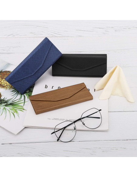 Estuche Plegable para Gafas MoKo Triangular Negro Estuche Plegable para Gafas MoKo Triangular Negro