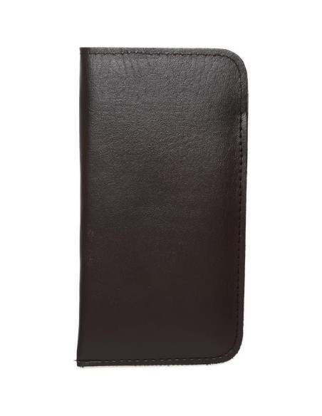 Estuche para Gafas Calabria Negro Cuero Sintético Compacto Estuche para Gafas Calabria Negro Cuero Sintético Compacto
