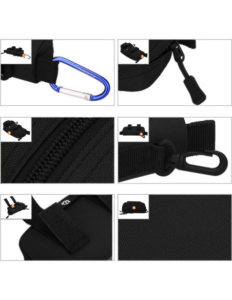 Funda Táctica para Gafas HUNTVP Nylon Dura con Clip Funda Táctica para Gafas HUNTVP Nylon Dura con Clip