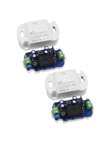 Interruptor Inteligente Inalámbrico RODOT 16A 2 Piezas Wi-Fi