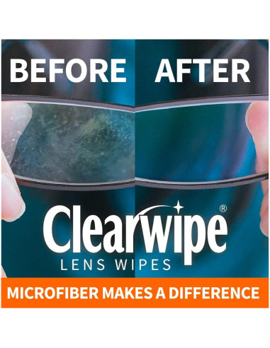 Toallitas de Microfibra ClearWipe 48 Piezas Prehumedecidas