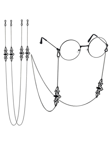 Cadena de Gafas de Murciélago Frienda 75 cm 2 Piezas Cadena de Gafas de Murciélago Frienda 75 cm 2 Piezas