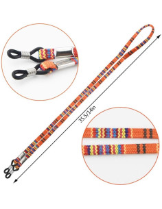 Correa para Gafas Multicolor 12 Piezas Algodón Yeabwps 2