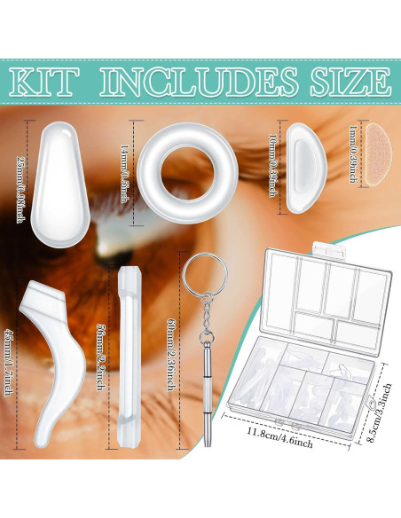 50 Piezas Sujetadores para Gafas Konohan - Almohadillas y Ganchos 50 Piezas Sujetadores para Gafas Konohan - Almohadillas y Ganchos