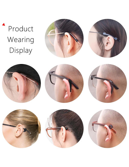 Ganchos de Silicona Antideslizantes para Gafas - 8 Estilos Ganchos de Silicona Antideslizantes para Gafas - 8 Estilos