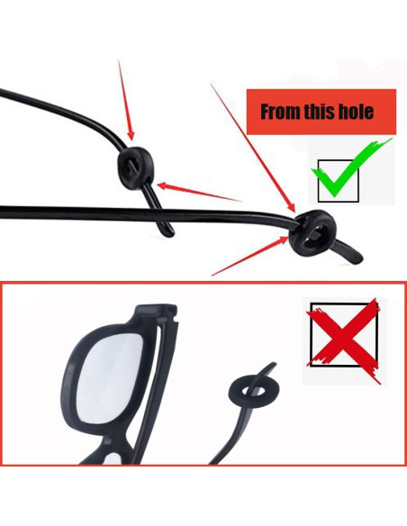 Funda Antideslizante para Patillas de Gafas MOLDERP 12 Pares Funda Antideslizante para Patillas de Gafas MOLDERP 12 Pares